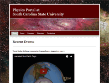 Tablet Screenshot of physics.scsu.edu